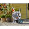 Тележка для шлангов металлическая GARDENA AQUAROLL M EASY с комплектом для полива 18547-20.000.00